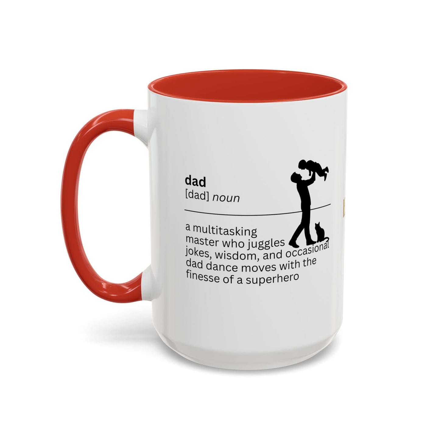 Taza de café con acento multitarea para papás - Regalo reflexivo para papás
