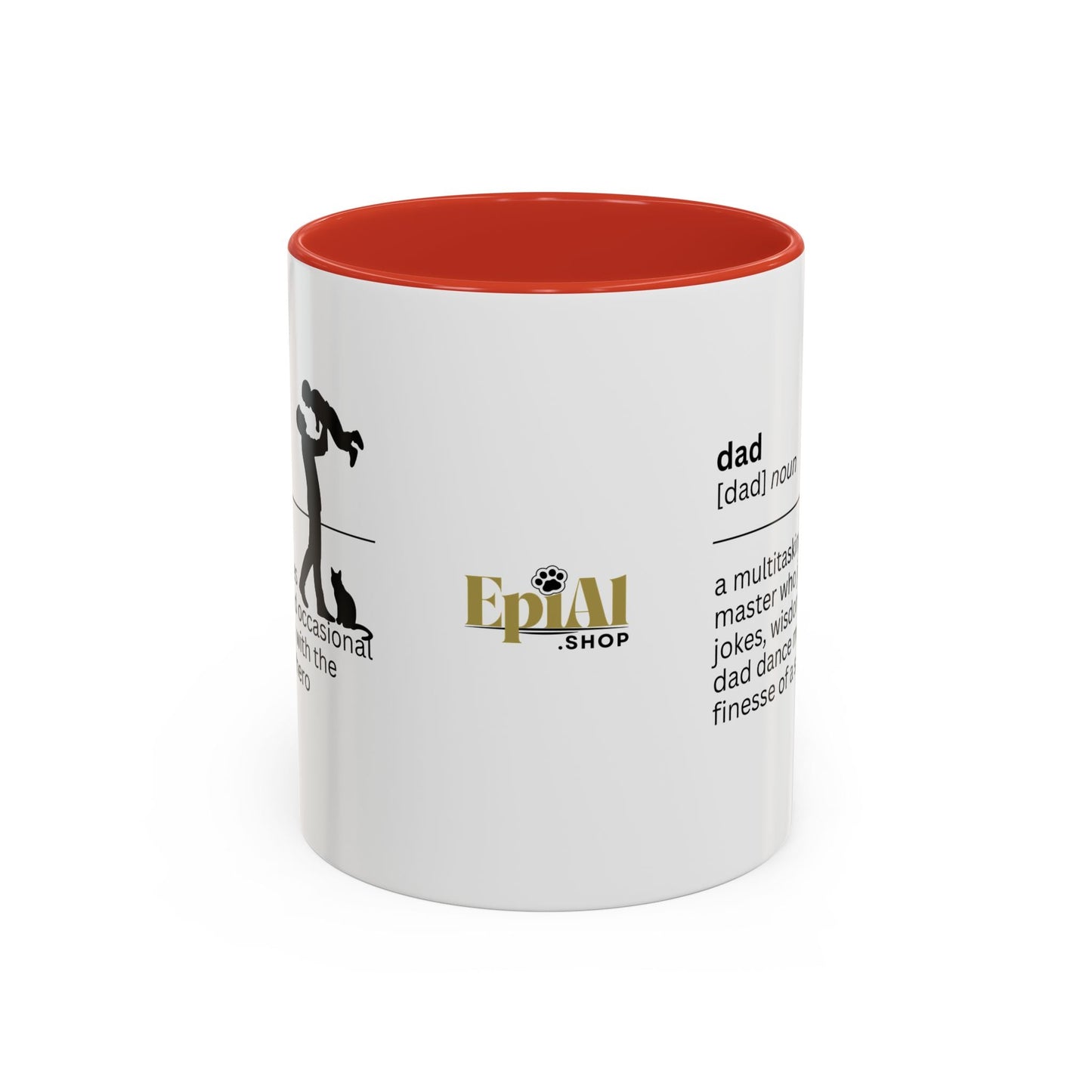 Taza de café con acento multitarea para papás - Regalo reflexivo para papás