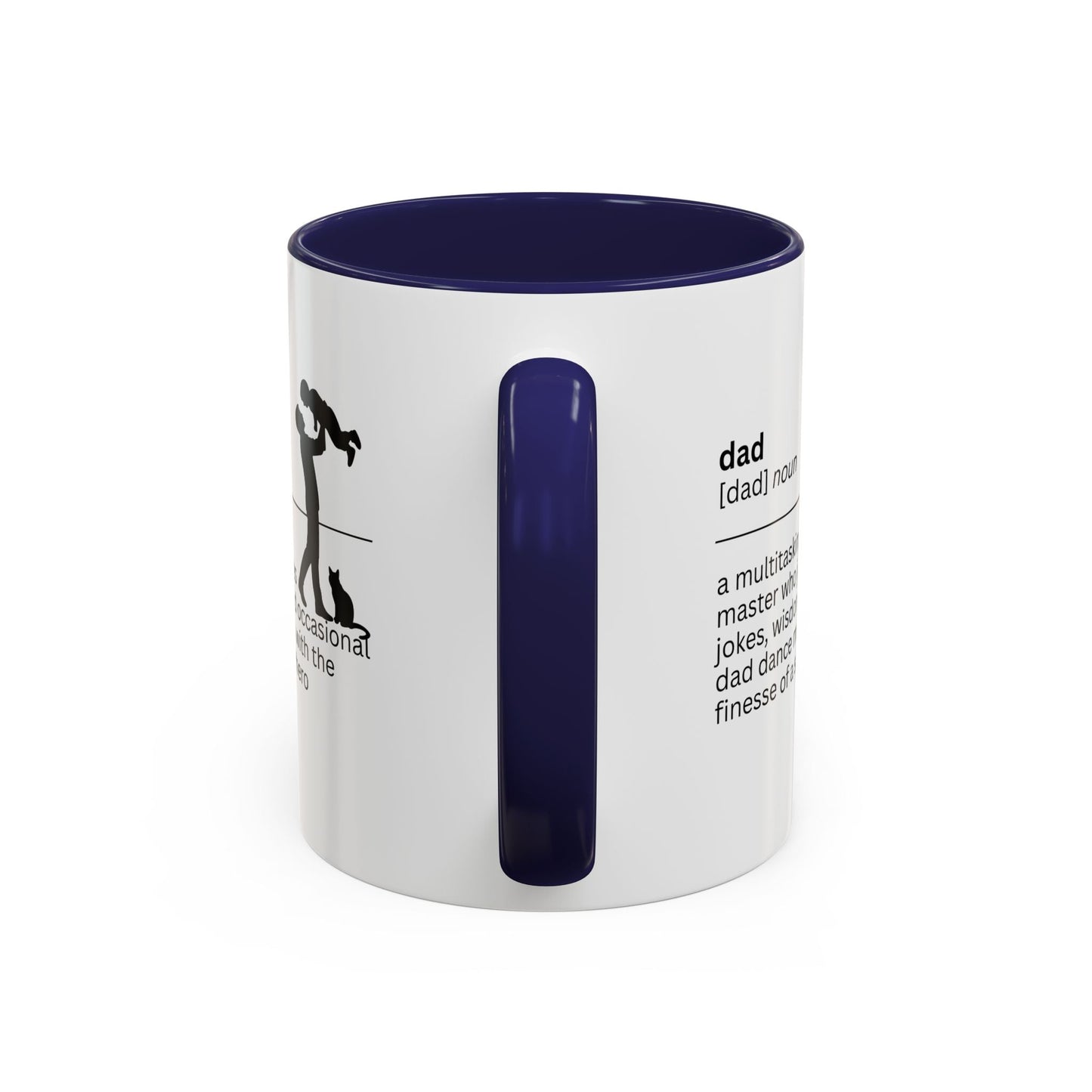 Taza de café con acento multitarea para papás - Regalo reflexivo para papás