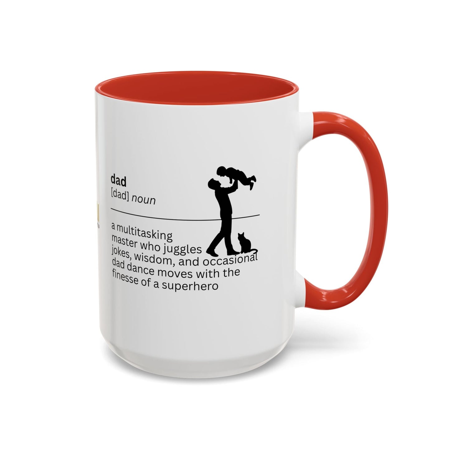 Taza de café con acento multitarea para papás - Regalo reflexivo para papás