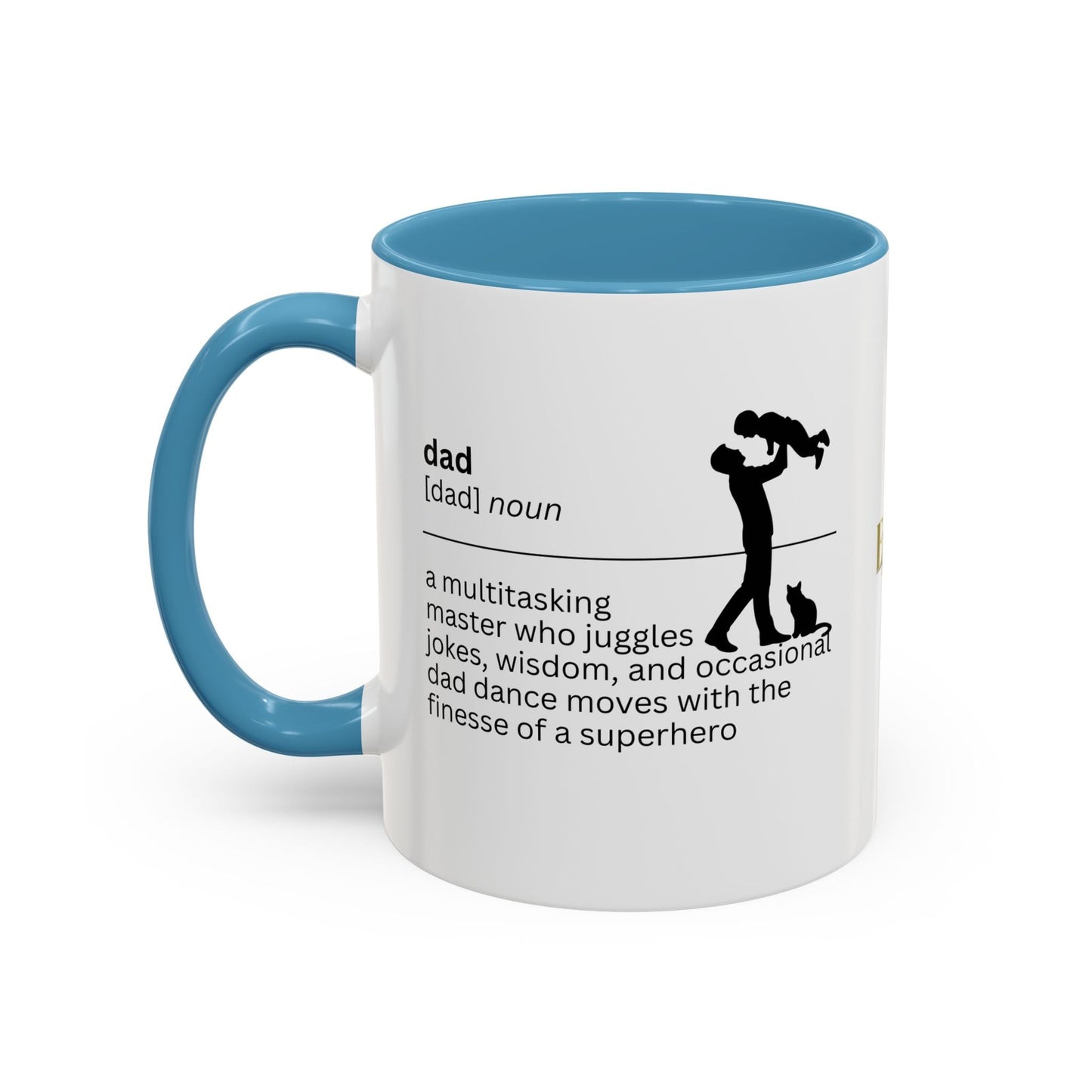Taza de café con acento multitarea para papás - Regalo reflexivo para papás