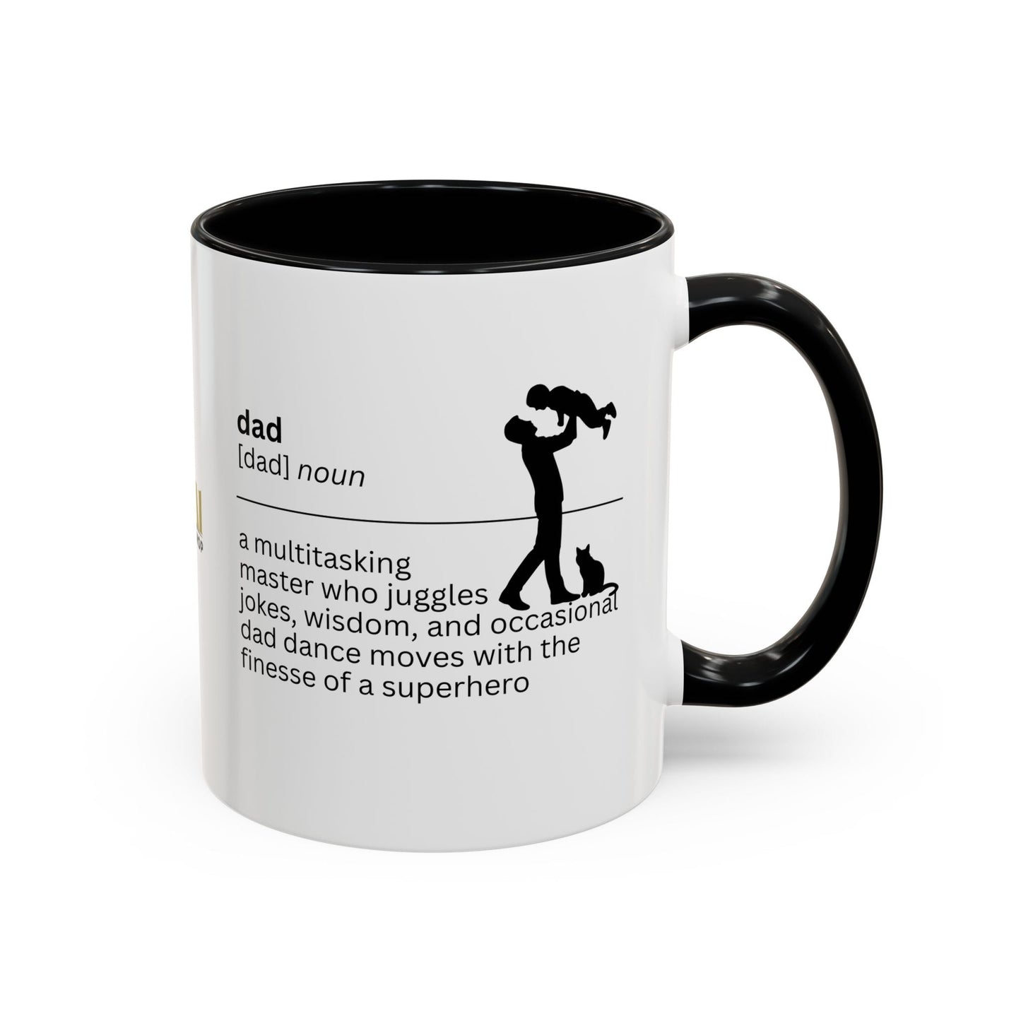 Taza de café con acento multitarea para papás - Regalo reflexivo para papás