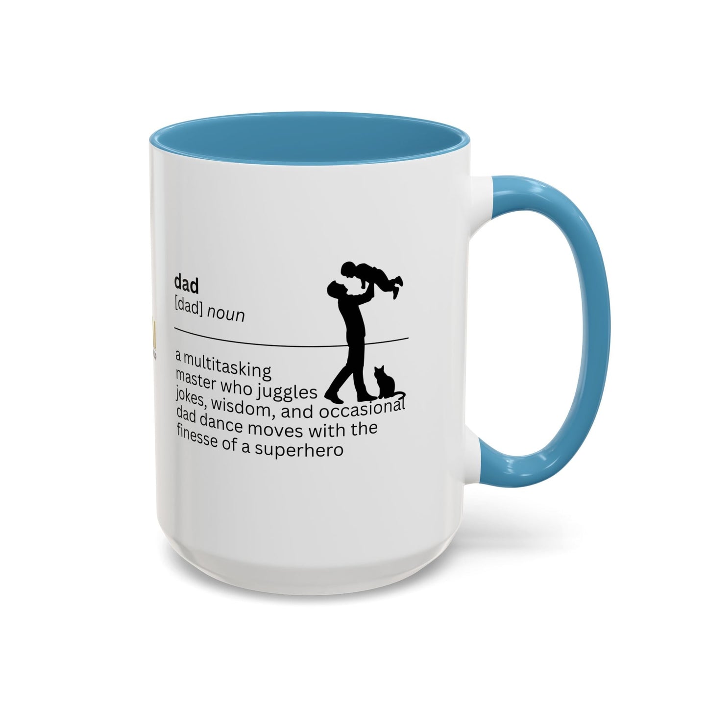 Taza de café con acento multitarea para papás - Regalo reflexivo para papás