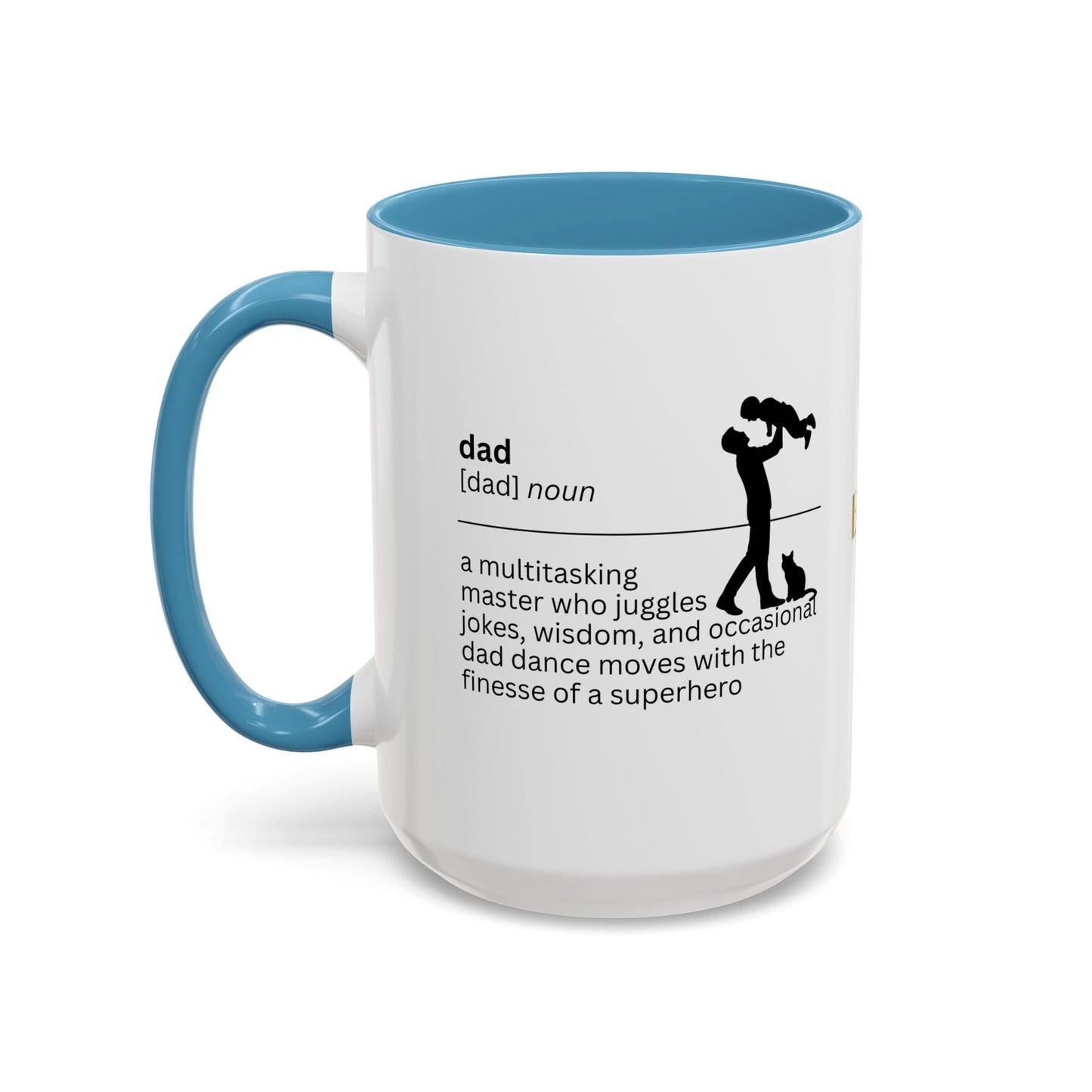Taza de café con acento multitarea para papás - Regalo reflexivo para papás