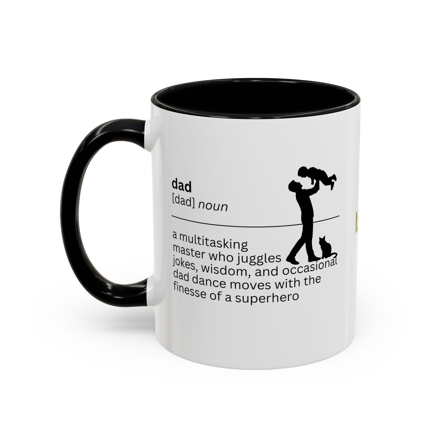 Taza de café con acento multitarea para papás - Regalo reflexivo para papás