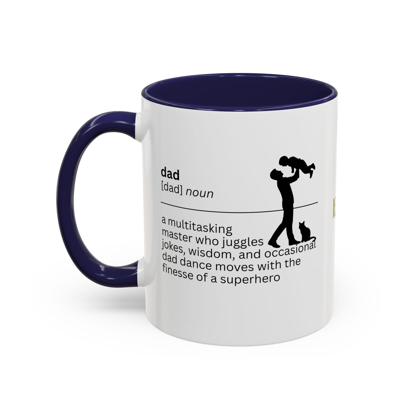 Taza de café con acento multitarea para papás - Regalo reflexivo para papás