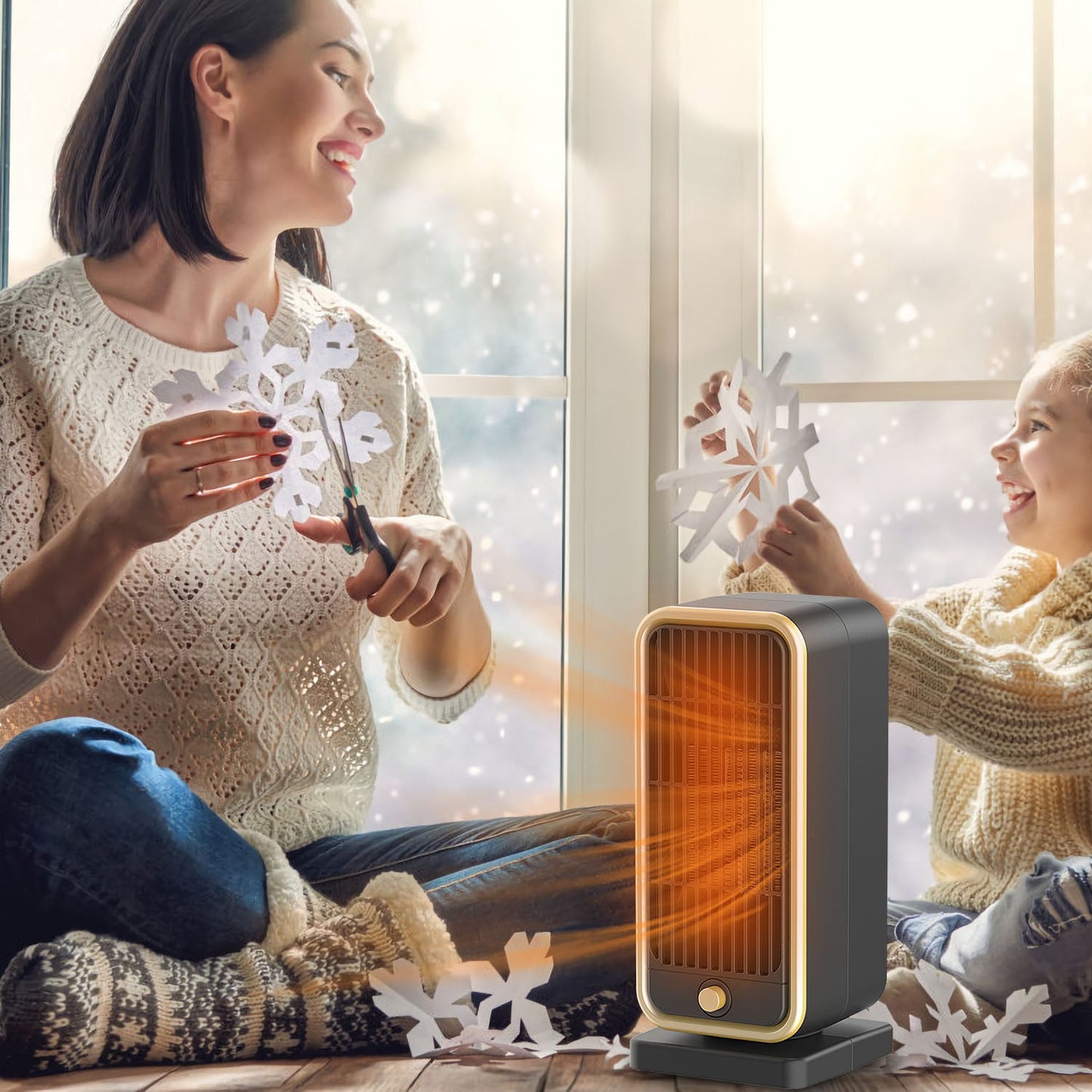 Gbruno 500W Portable Electric Space Heater with Safety Features
