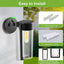 Outdoor Solar Tungsten Wire Wall Lamp - Waterproof & Elegant
