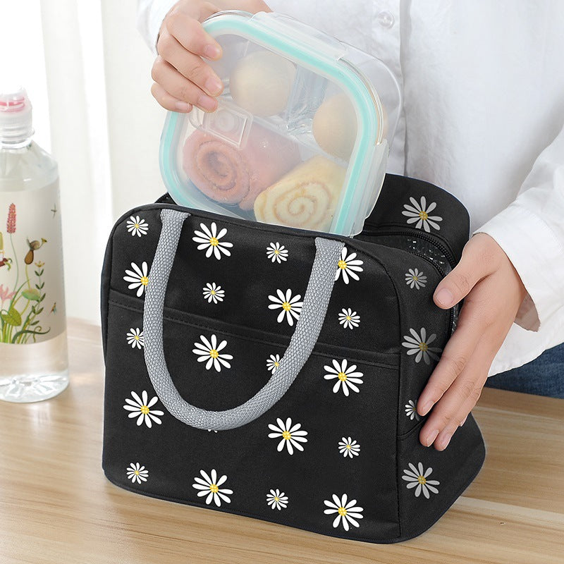 Daisy Office Workers Portable Bag, Student Lunch Box Bag, Lunch Bag, Thermal Insulation Bag, Cold Insulation Bag - Korvel