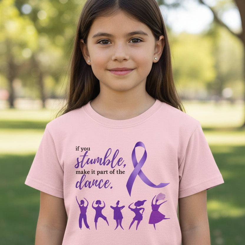 Dance Youth Epilepsy T-Shirt - Stylish Tee for Young Dancers