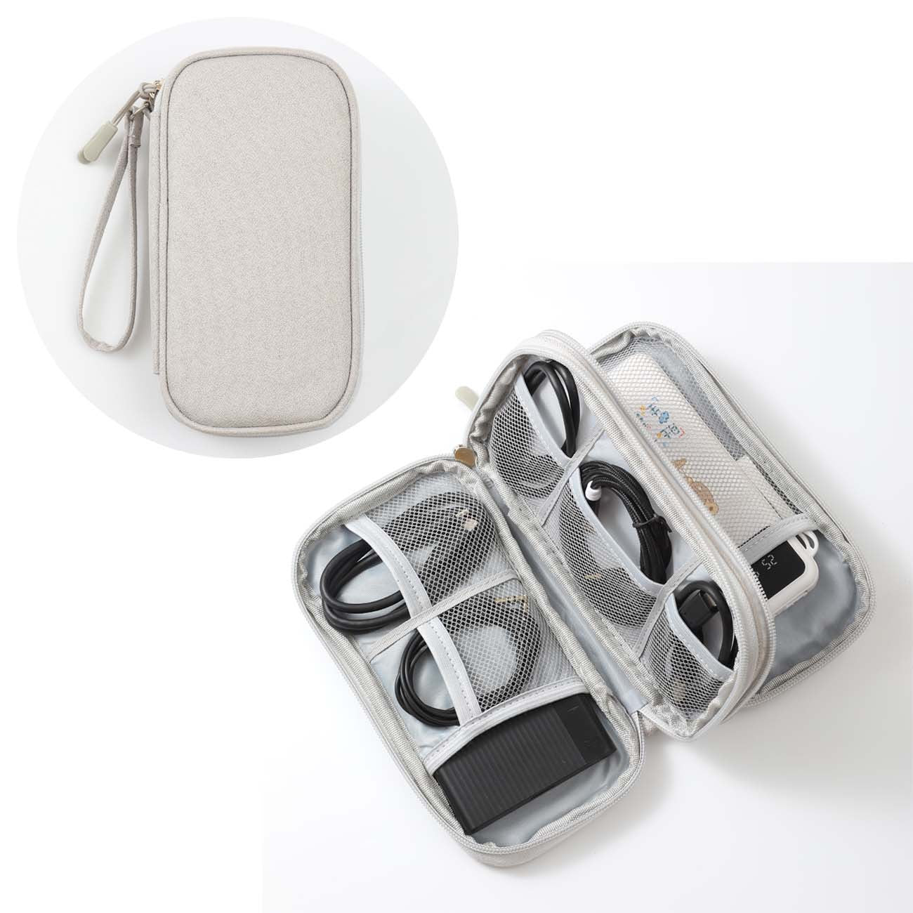 Data cable storage bag charger mobile power charging cable bag box digital storage bag USB headphone hard drive - Korvel