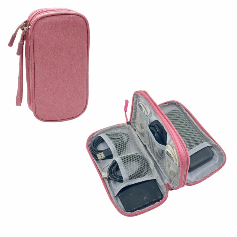 Data cable storage bag charger mobile power charging cable bag box digital storage bag USB headphone hard drive - Korvel