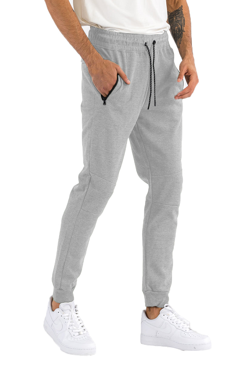 Pantalones de chándal de algodón jaspeado