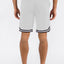 Shorts actifs de basketball rayés pour hommes