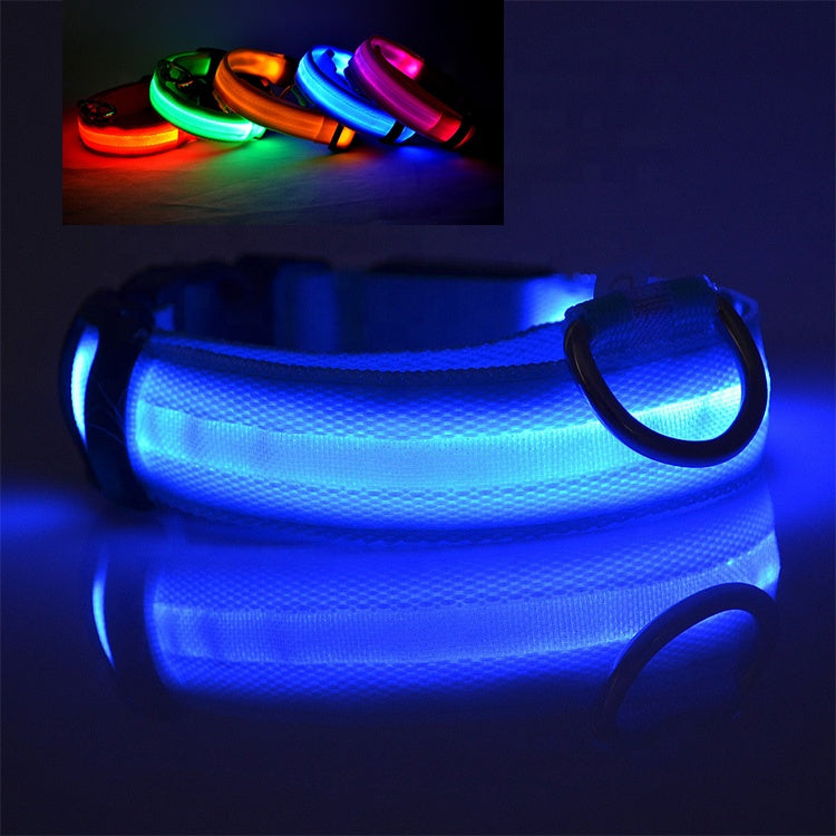 USB Rechargeable LED Dog Collar for Enhanced Visibility