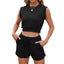 Wave Pattern Design Suit Set for Women