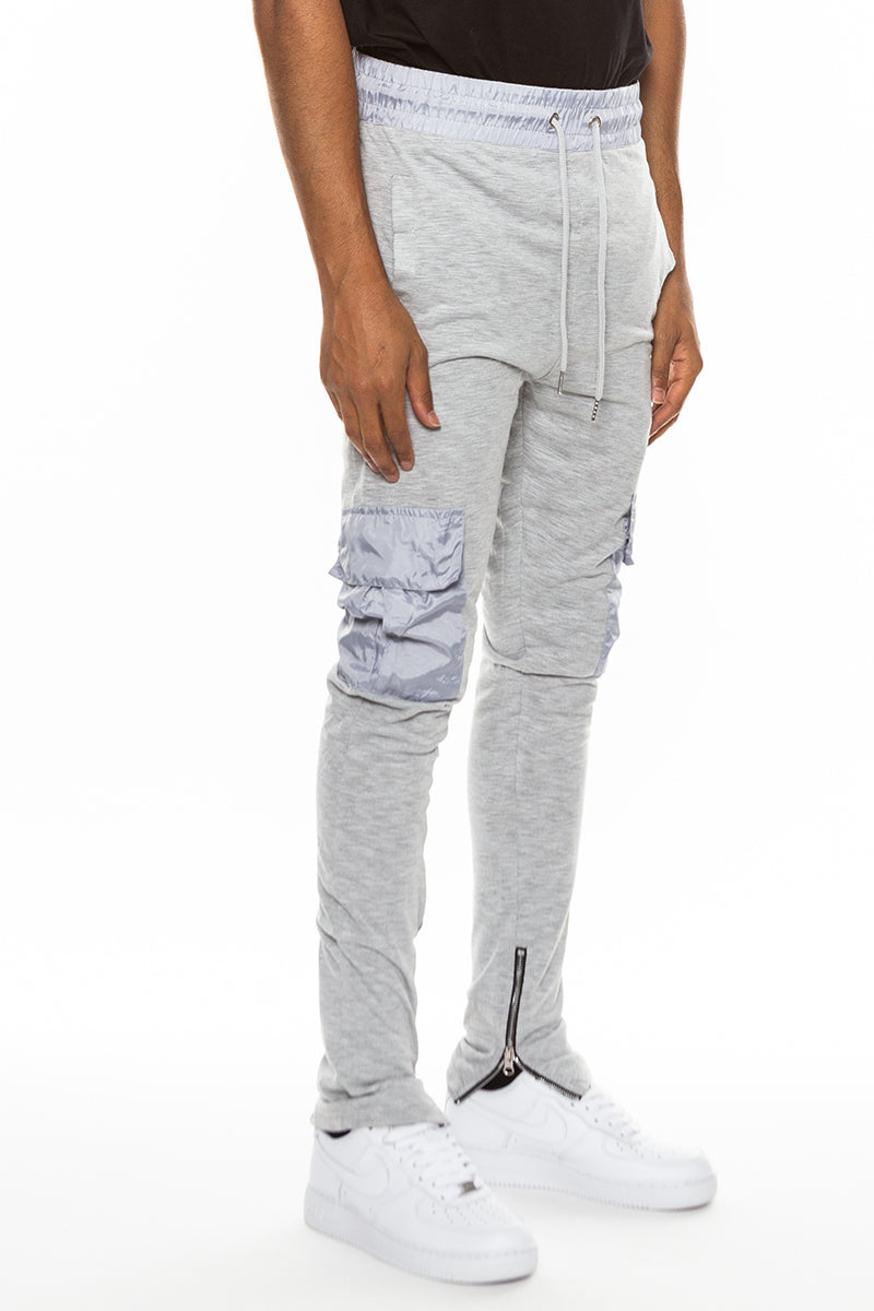Joggers de Mezcla de Algodón Jaspeado J114