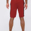 Red Black Baseball Jersey Short Set