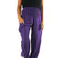 Purple Boho Harem Pants for Women
