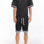 Conjunto de camiseta de malla y pantalones cortos de baloncesto