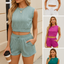 Wave Pattern Design Suit Set for Women