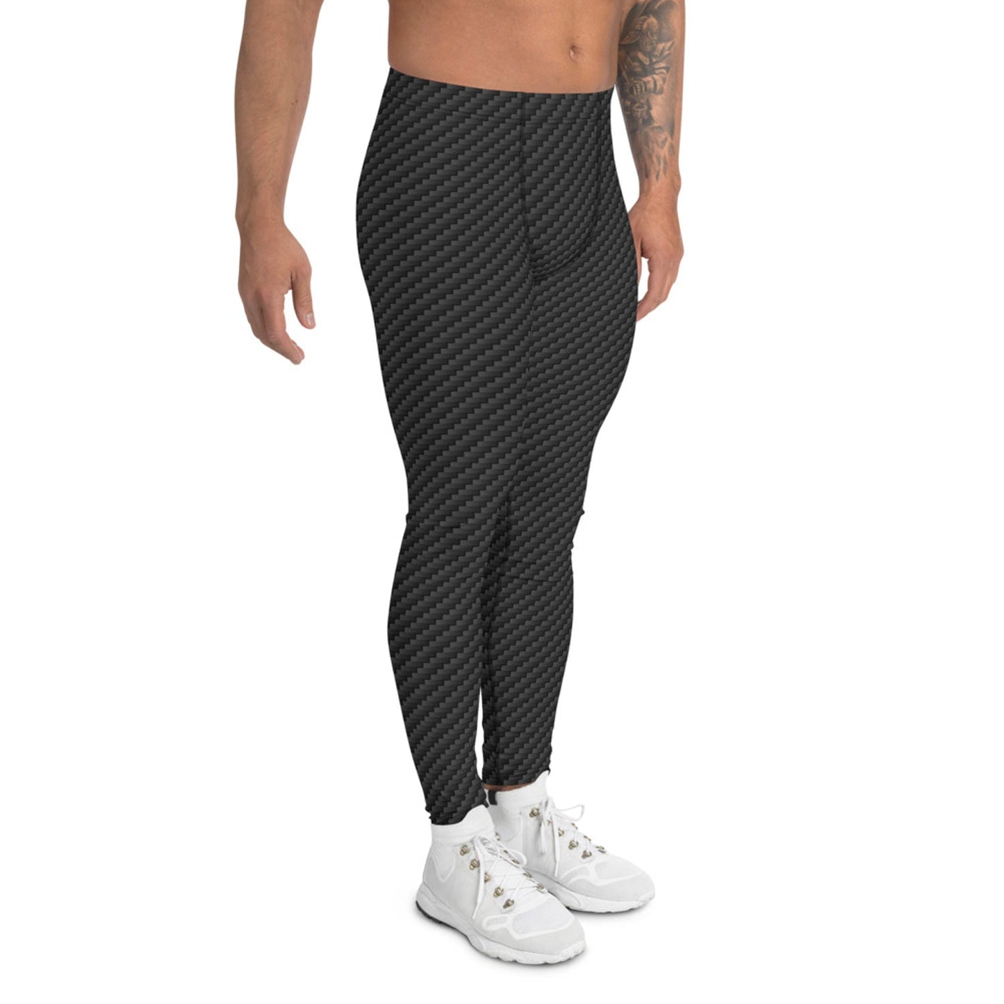 Leggings pour hommes en fibre de carbone premium