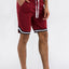 Shorts de basketball actifs rayés pour hommes