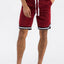 Shorts de basketball actifs rayés pour hommes
