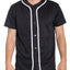Camisa de béisbol de botones para hombres