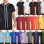 Camisa de béisbol de botones para hombres
