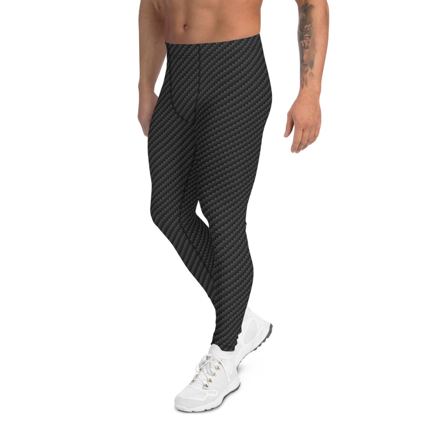 Leggings pour hommes en fibre de carbone premium