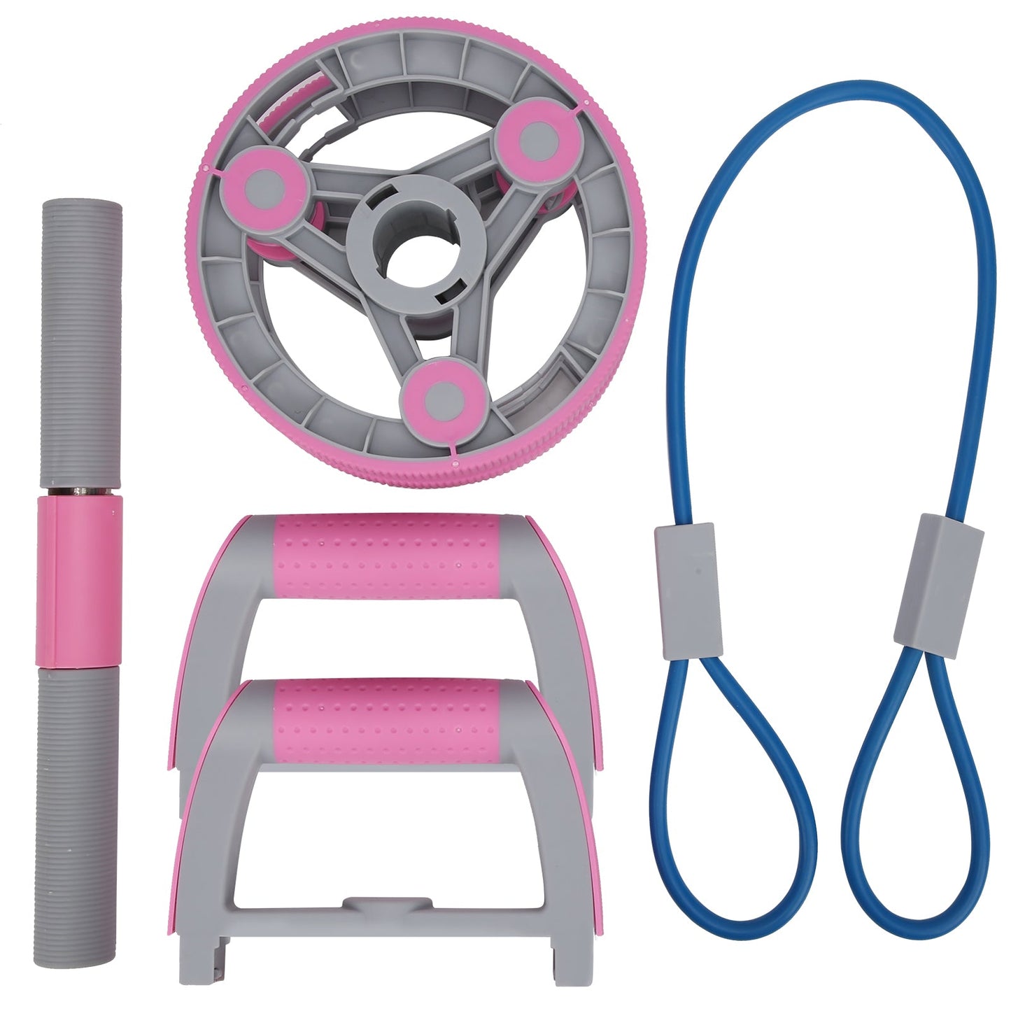 Conjunto de Entrenamiento Multifuncional con Rueda Abdominal