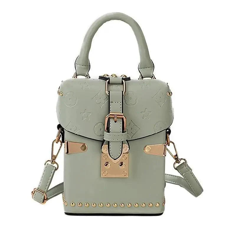 Bolso de cuero cruzado elegante para mujeres