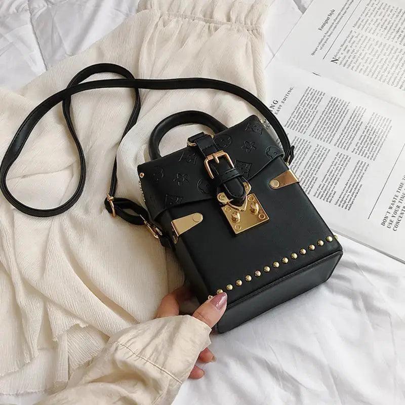 Bolso de cuero cruzado elegante para mujeres