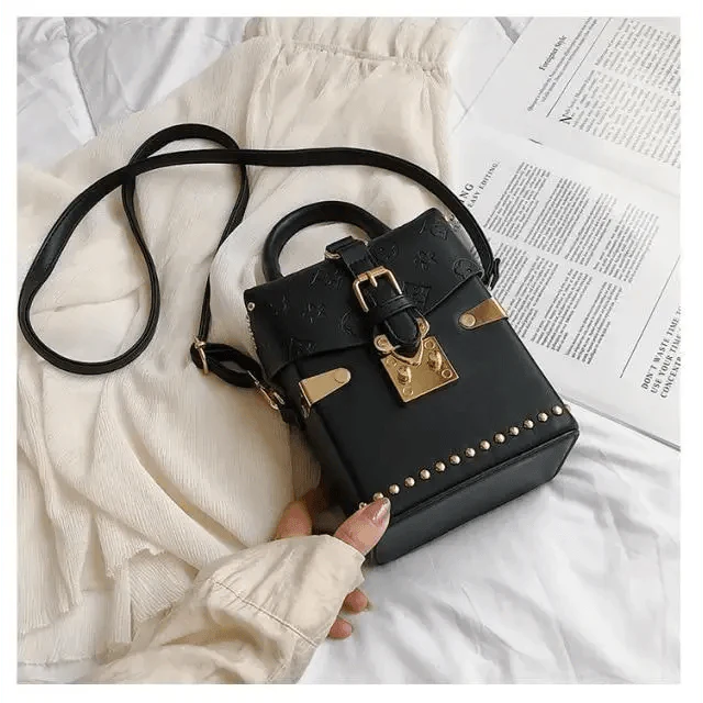 Bolso de cuero cruzado elegante para mujeres