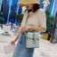 Bolso de cuero cruzado elegante para mujeres
