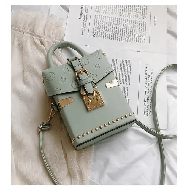 Bolso de cuero cruzado elegante para mujeres