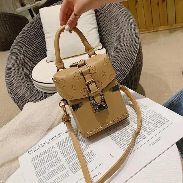 Bolso de cuero cruzado elegante para mujeres
