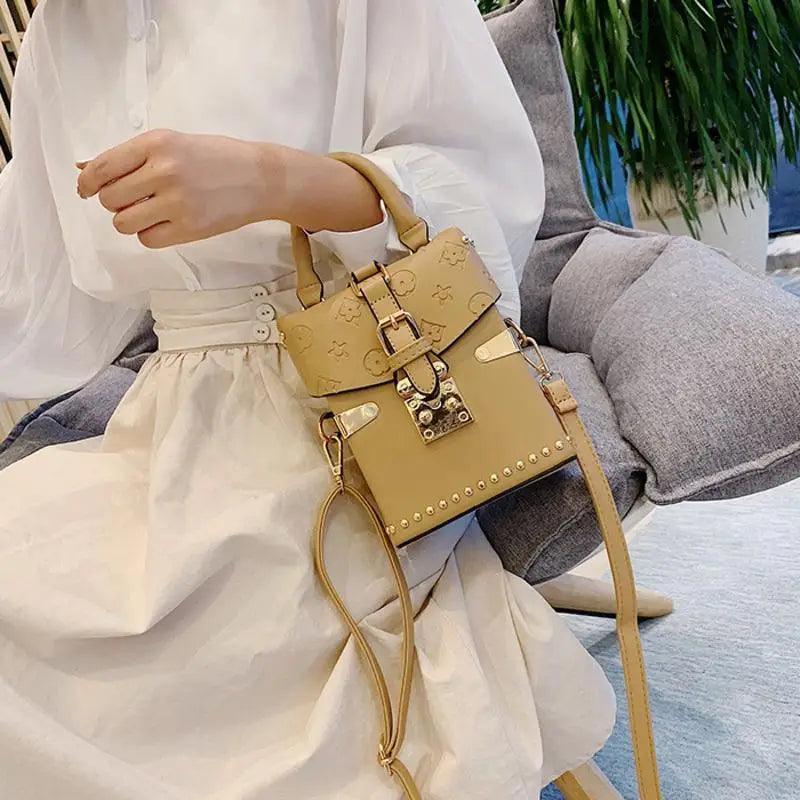Bolso de cuero cruzado elegante para mujeres