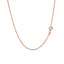 Chaîne Singapore en or rose 14k - Élégance de 1,0 mm