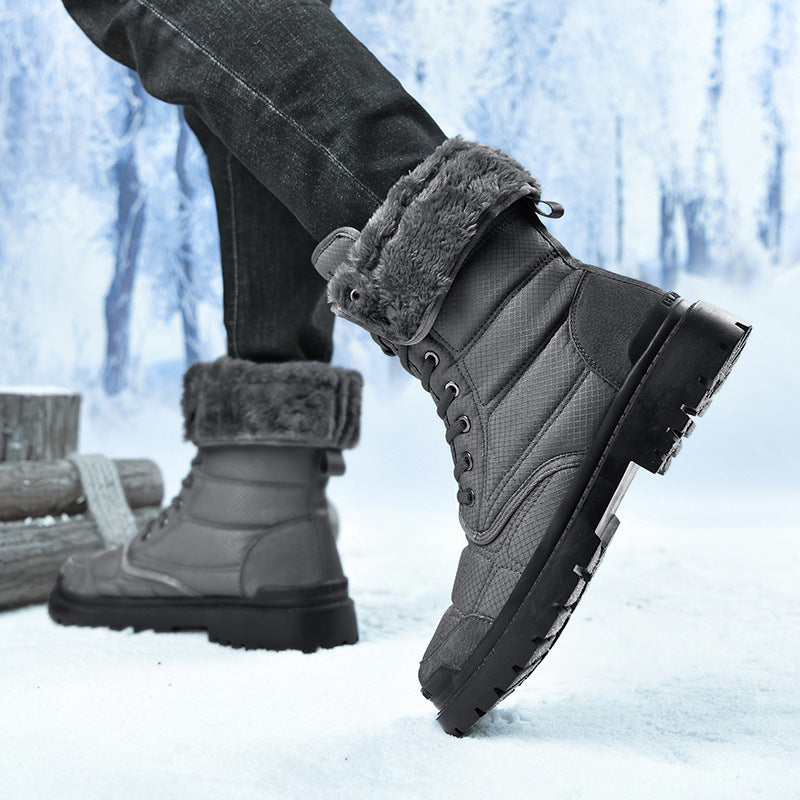 Men's Outdoor Plus Cotton High Top Boots