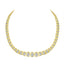 Collar Declarativo Riviera de Diamantes en Oro Amarillo de 10K