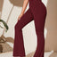 Full Size High-Waist Flare Active Pants