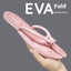 Foldable Travel Couple Flip Flops - Plus Size Options