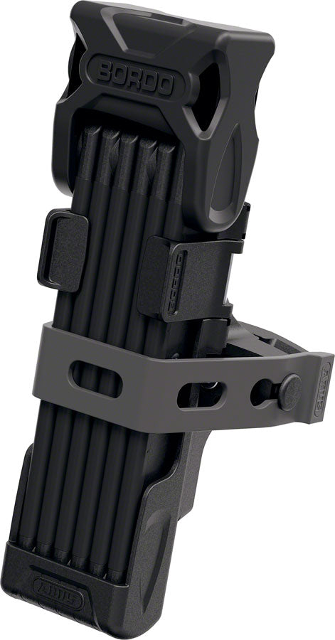 Verrou pliant Abus Bordo 6000K XPlus avec support Saddlefix
