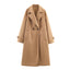 Manteau long élégant minimaliste pour femmes