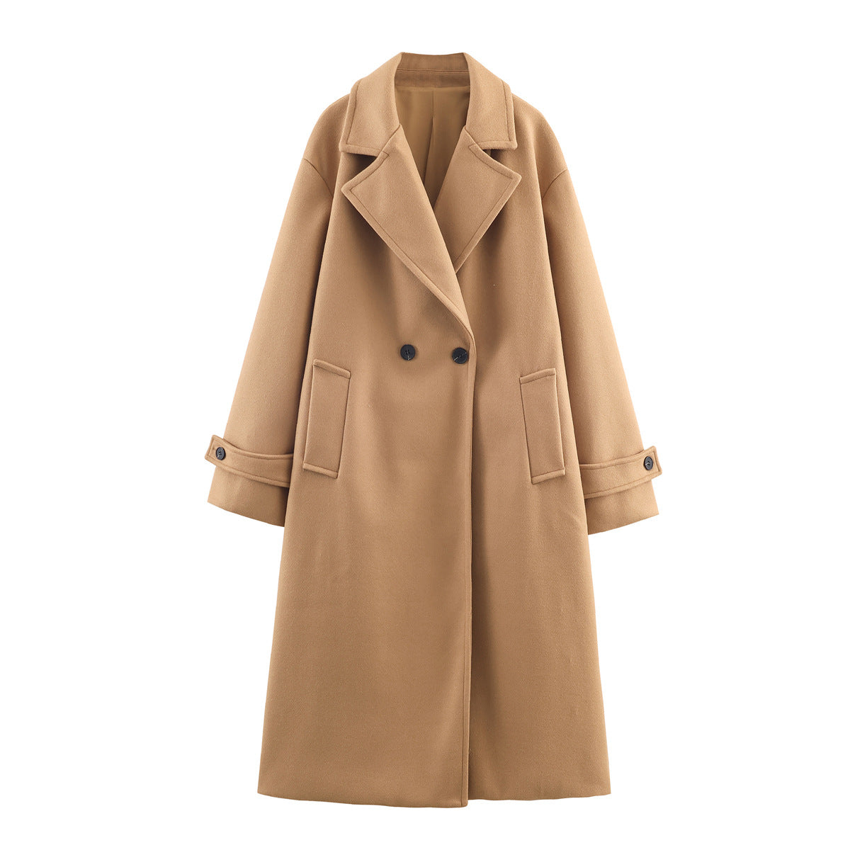Manteau long élégant minimaliste pour femmes