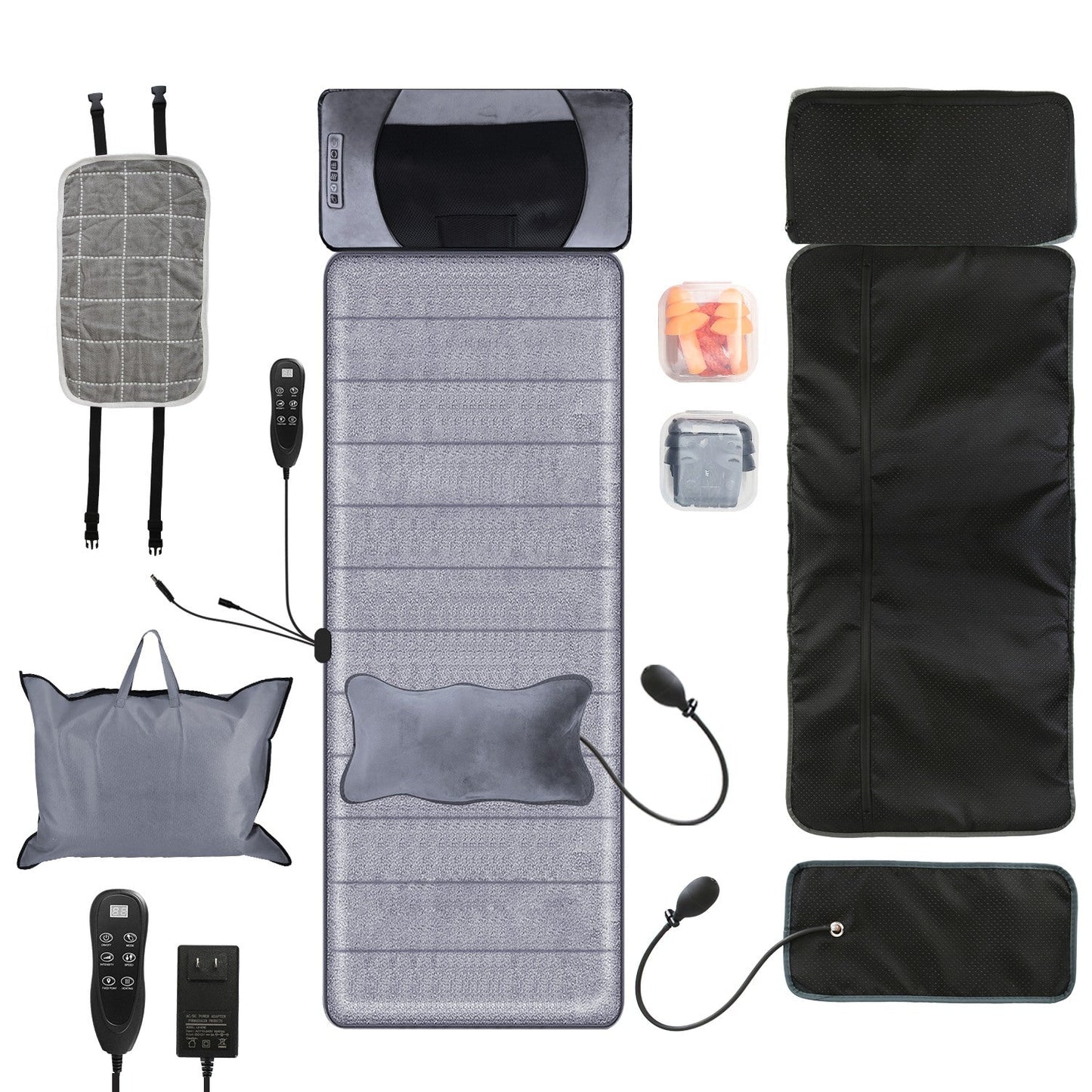 Tapis de massage électrique complet avec chaleur et vibration