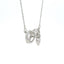 Elegant Natural Diamond Pendant in Sterling Silver