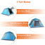 Tente de camping GBruno pour 4-5 personnes